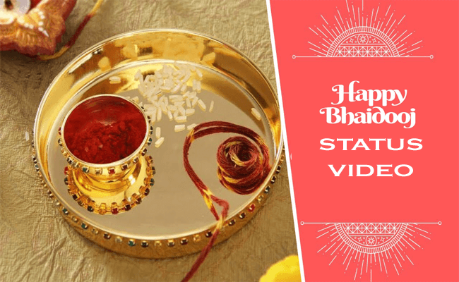 Happy Bhai Dooj Status Video


