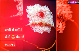 Gujarati Bhai Bahen Raksha Bandhan Status Video