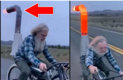 આ ચાચાએ બનાવી આગથી ચાલતી સાઇકલ , સોશિયલ મીડિયામાં આ ગજબના જુગાડનો વીડિયો થયો વાયરલ