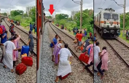 ટ્રેનમાંથી ઉતરી અને પાટો ક્રોસ કરી રહ્યા હતા યાત્રિકો ત્યારે જ પુરપાટ ઝડપે આવી ગઈ બીજી ટ્રેન